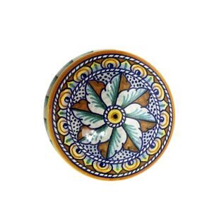 Lovely Colorful Italian Pottery Trinket Box Signed L'etruria Cortona Pottery Box